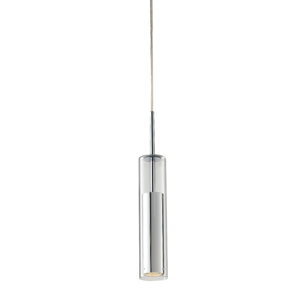 Sospensione Taboo corpo cromo 1XGU10 - Luce Ambiente Design - immagine 1