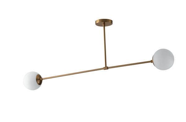 Sospensione Themys corpo ottone 2XE14 - Luce Ambiente Design - immagine 1