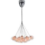 Sospensione Thesis trasparente/rame 19XG4  - Luce Ambiente Design