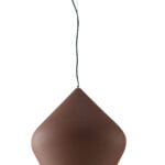 Sospensione Tholos corpo bronzo 1XE27 52X49CM - Luce Ambiente Design