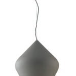 Sospensione Tholos corpo grigio 1XE27 52X49CM - Luce Ambiente Design
