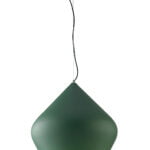 Sospensione Tholos corpo verde 1XE27 52X49CM - Luce Ambiente Design