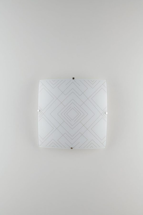 Plafoniera Vector corpo bianco 2XE27 - Luce Ambiente Design - immagine 1