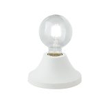 Lume Vesevus corpo bianco 1XE27 - Luce Ambiente Design