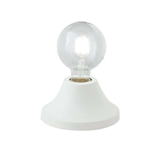 Lume Vesevus corpo bianco 1XE27 - Luce Ambiente Design - immagine 1