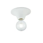 Plafoniera Vesevus corpo bianco 1XE27 - Luce Ambiente Design