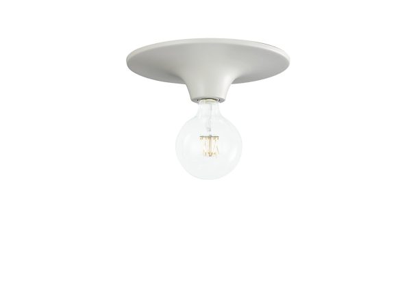 Plafoniera Vesevus corpo bianco 1XE27 - Luce Ambiente Design - immagine 1