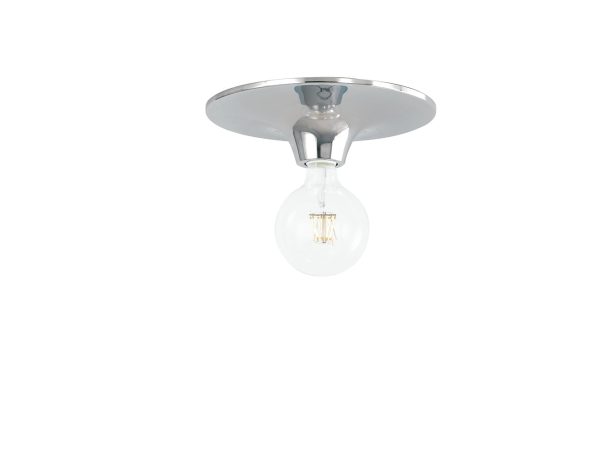 Plafoniera Vesevus corpo cromo 1XE27 - Luce Ambiente Design - immagine 1
