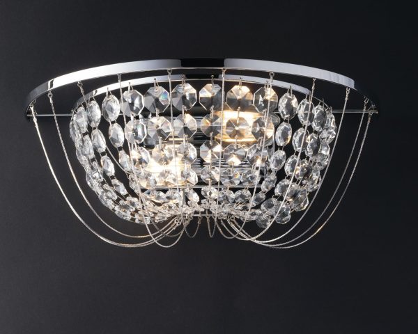 Applique Vienna corpo cromo 2XE14 - Luce Ambiente Design - immagine 1