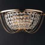 Applique Vienna corpo oro 2XE14 - Luce Ambiente Design
