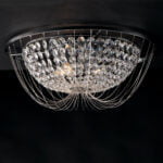 Plafoniera Vienna corpo cromo 4XE14 - Luce Ambiente Design