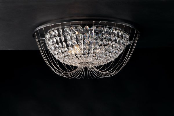 Plafoniera Vienna corpo cromo 4XE14 - Luce Ambiente Design - immagine 1