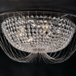 Plafoniera Vienna corpo cromo 6XE14 - Luce Ambiente Design
