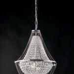 Sospensione Vienna corpo cromo 4XE14 - Luce Ambiente Design