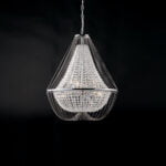 Sospensione Vienna corpo cromo 6XE14 - Luce Ambiente Design
