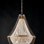 Sospensione Vienna corpo oro 6XE14 - Luce Ambiente Design