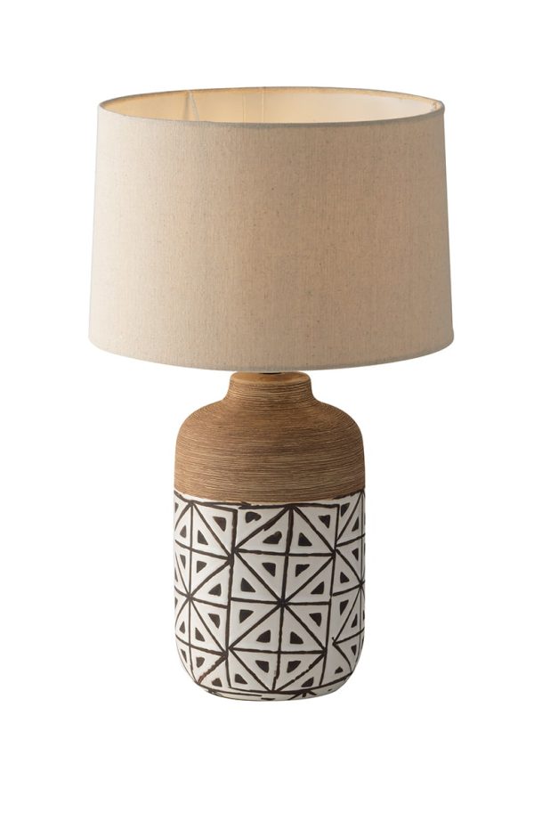 Lumetto Vietri corpo marrone 1XE27 - Luce Ambiente Design - immagine 1