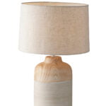 Lume Woody corpo avorio 1XE27 - Luce Ambiente Design