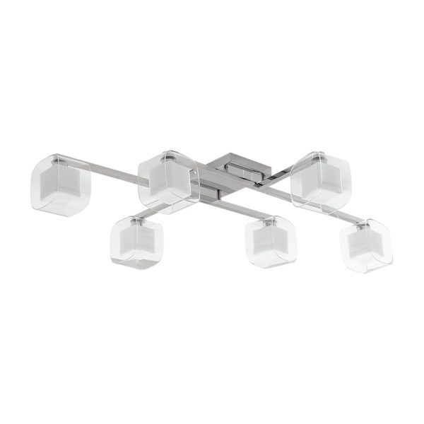 Plafoniera Yoga corpo cromo 6XG9 - Luce Ambiente Design - immagine 1