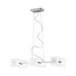Sospensione Yoga corpo cromo 6XG9 - Luce Ambiente Design