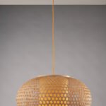 Sospensione Zen corpo beige 1XE27 - Luce Ambiente Design