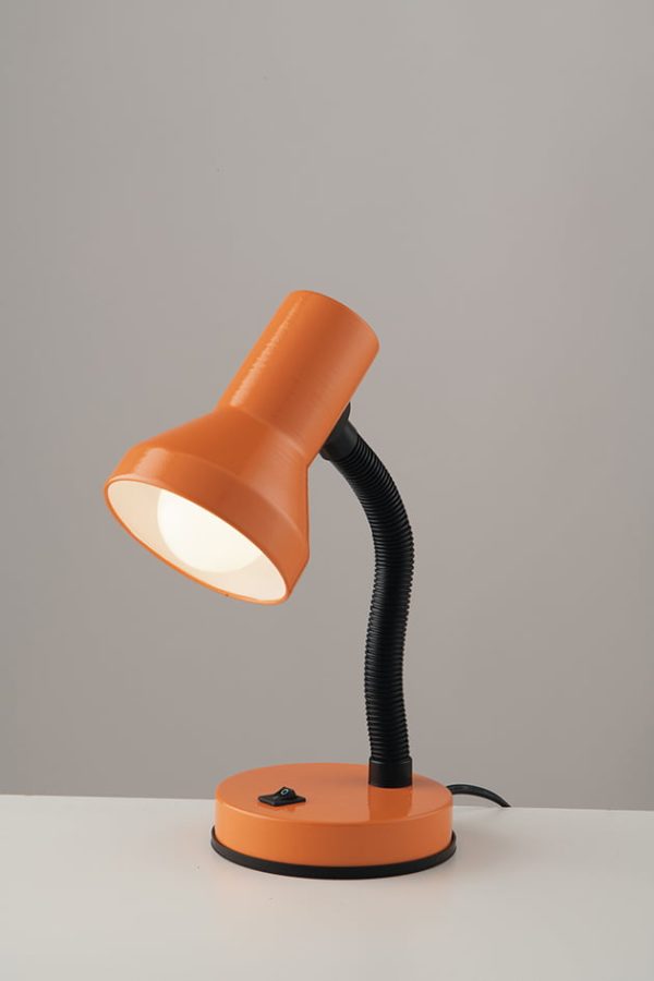 Lampada da lettura LDT corpo arancione 1XE27  - Luce Ambiente Design - immagine 1