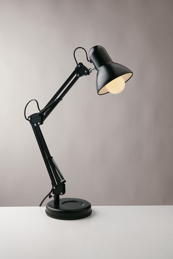 Lampada da lettura Architetto corpo nero 1XE27 - Luce Ambiente Design - immagine 1