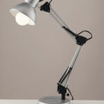 Lampada da lettura Architetto corpo argento 1XE27 - Luce Ambiente Design