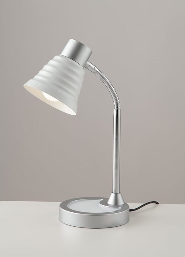 Lampada da lettura Leonardo corpo bianco 1XE14 - Luce Ambiente Design - immagine 1