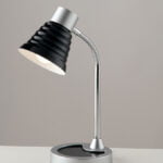 Lampada da lettura Leonardo corpo nero 1XE14 - Luce Ambiente Design