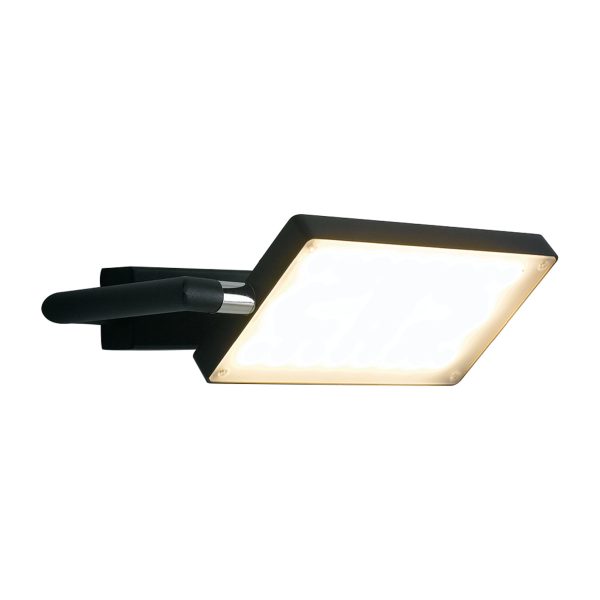 LED-BOOK-AP-NERO Applique LED Book corpo nero 17W 1300lm 3200K - Luce Ambiente Design - immagine 1