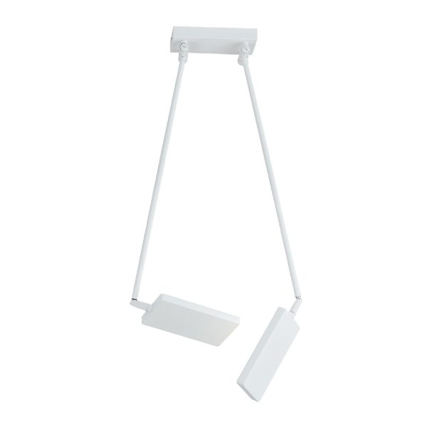 Plafoniera LED Book corpo bianco 2X17W 2600lm 3200K- Luce Ambiente Design - immagine 1