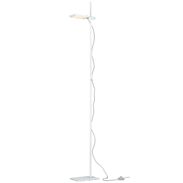 LED-BOOK-PT-BCO Piantana LED Book corpo bianco 17W 1300lm 3200K - Luce Ambiente Design - immagine 1