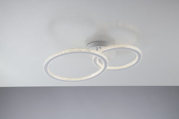 Plafoniera LED Bryant corpo bianco 45W 3040lm 4000K - Luce Ambiente Design - immagine 1