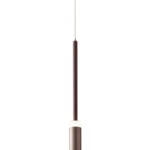 Sospensione LED Candle corpo bronzo 7W 450lm 4000K - Luce Ambiente Design