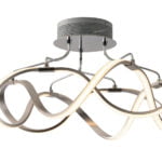 Plafoniera LED Flight corpo grigio 28,8W 2590lm 4000K - Luce Ambiente Design