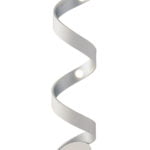 Lume LED Helix corpo bianco/argento 12W 960lm 4000K - Luce Ambiente Design