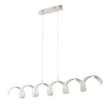 Sospensione LED Helix corpo bianco/argento  30W 2400lm 4000K- Luce Ambiente Design