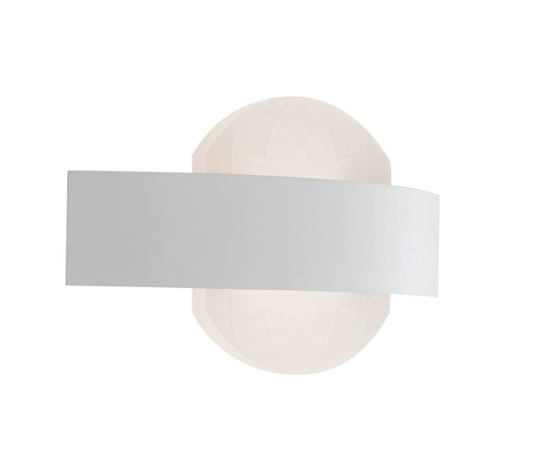 Applique LED Himalaya corpo bianco 10W 800lm 4000K - Luce Ambiente Design - immagine 1