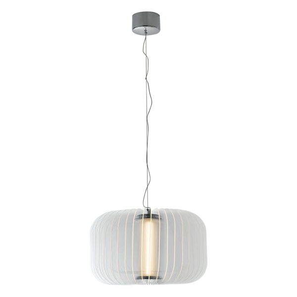Sospensione LED Huayra corpo trasparente 21,6W 2160lm 4000K - Luce Ambiente Design - immagine 1