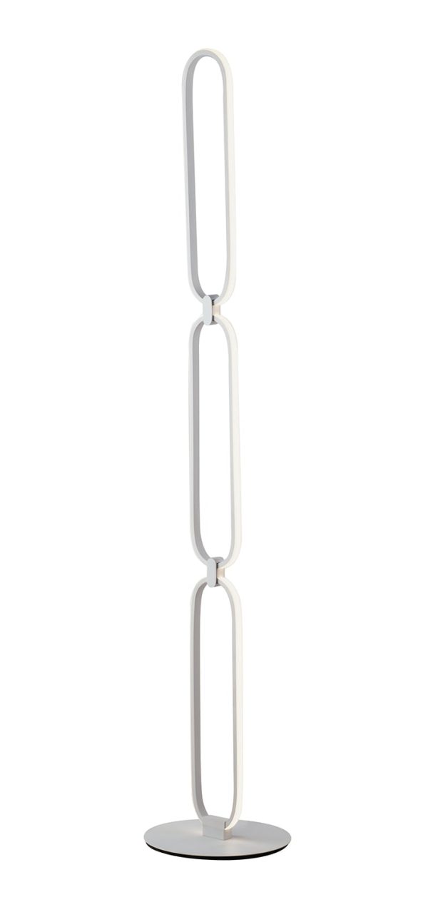 LED-INFINITY-PT Piantana LED Infinity corpo bianco 30W 2700lm 4000K - Luce Ambiente Design - immagine 1