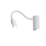 Applique LED Kepler corpo bianco 3W 100lm 3000K - Luce Ambiente Design