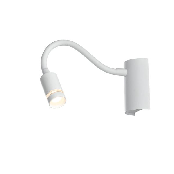 Applique LED Kepler corpo bianco 3W 100lm 3000K - Luce Ambiente Design - immagine 1