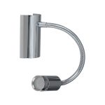 Applique LED Kepler corpo cromo 3W 100lm 3000K - Luce Ambiente Design