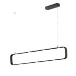 Sospensione LED Moka corpo marrone 9X5W 3150lm 4000K - Luce Ambiente Design