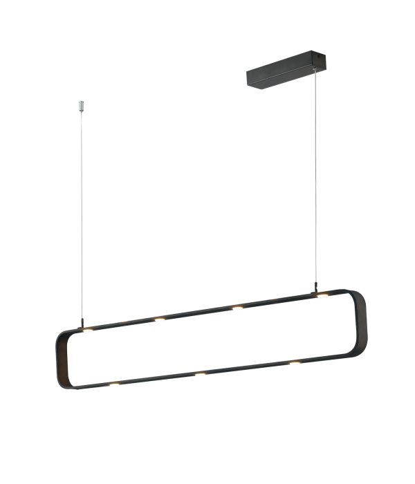 LED-MOKA-S9 Sospensione LED Moka corpo marrone 9X5W 3150lm 4000K - Luce Ambiente Design - immagine 1
