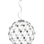 Sospensione LED Moles corpo cromo 60W 5100lm 4000K - Luce Ambiente Design