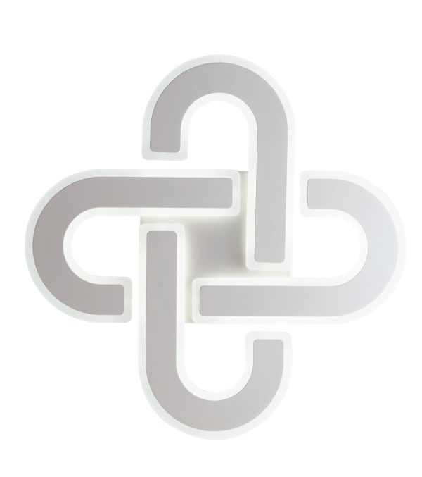 Plafoniera LED Obsession corpo bianco 66W 3200/3400lm 3000K/4000K/4500K- Luce Ambiente Design - immagine 1