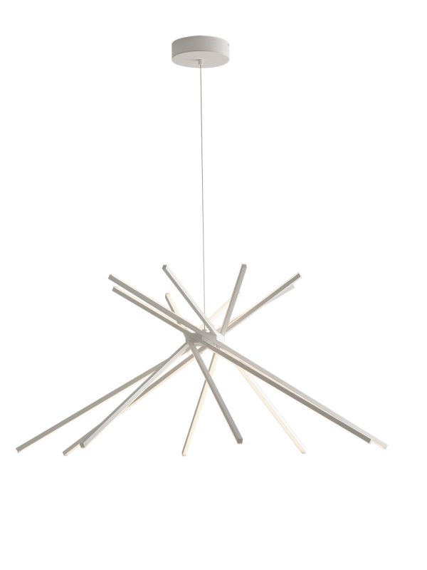 LED-SHANGHAI-S8-BCO Sospensione LED Shanghai corpo bianco 54W 2860lm 4000K - Luce Ambiente Design - immagine 1