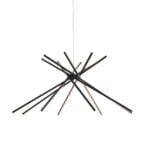 Sospensione LED Shanghai corpo nero 54W 2370lm 4000K - Luce Ambiente Design